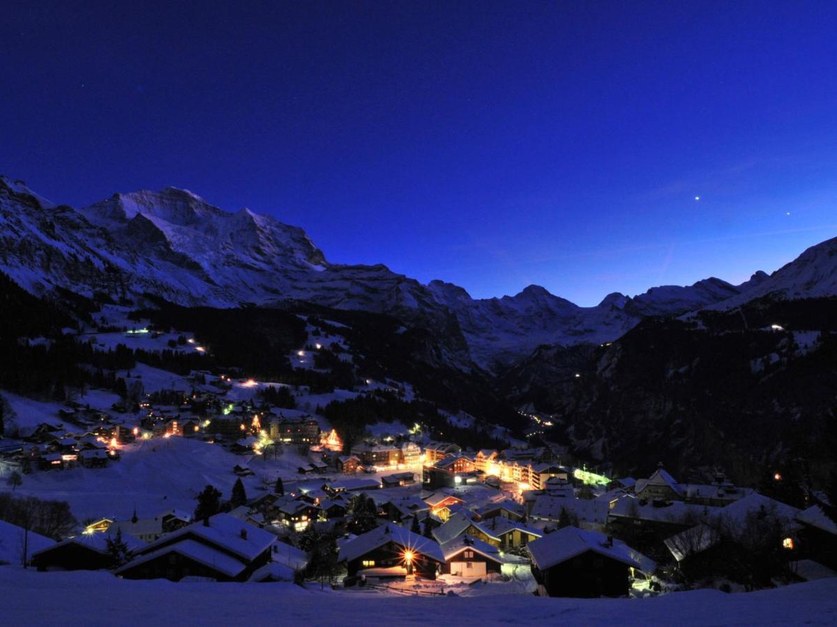 Apartment Panoramapark Soleil Haus D Apt 3 By Interhome Wengen Esterno foto