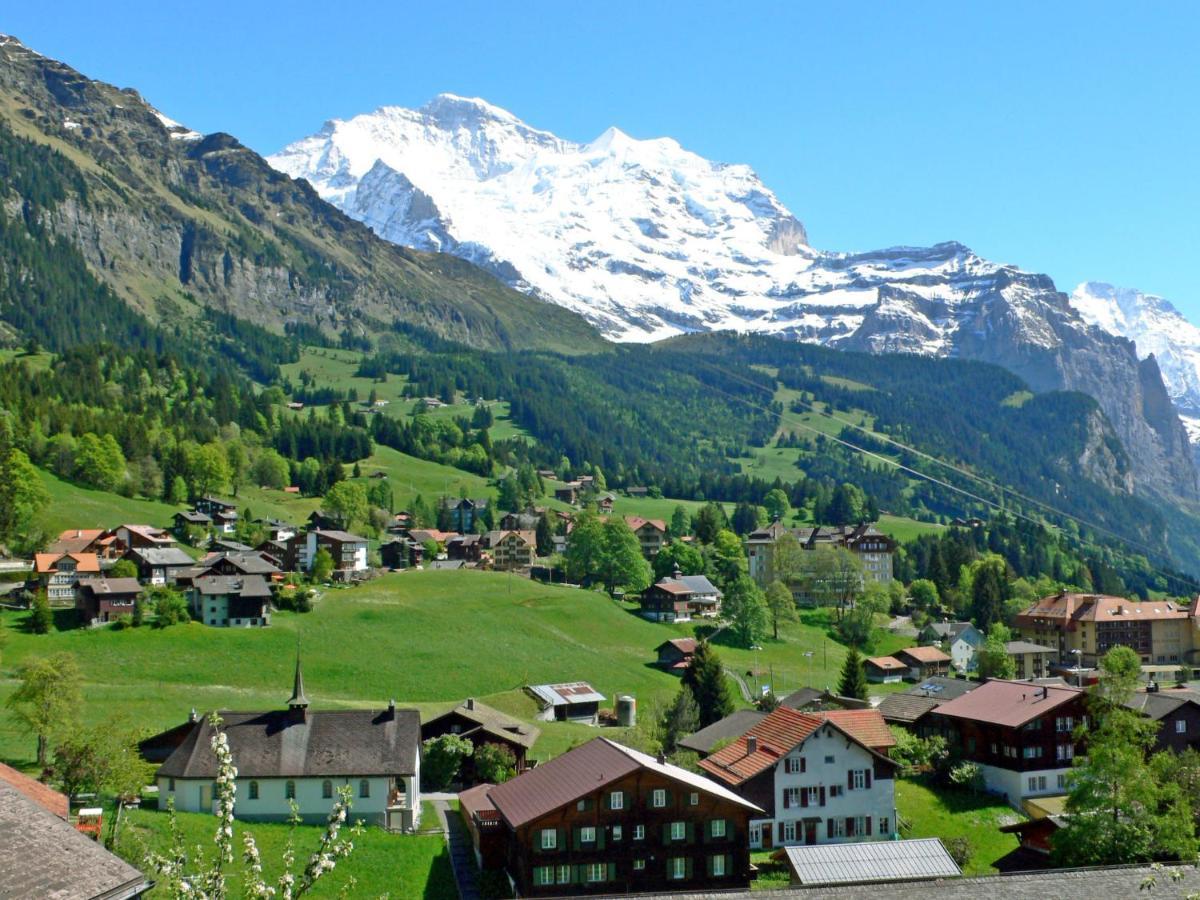 Apartment Panoramapark Soleil Haus D Apt 3 By Interhome Wengen Esterno foto