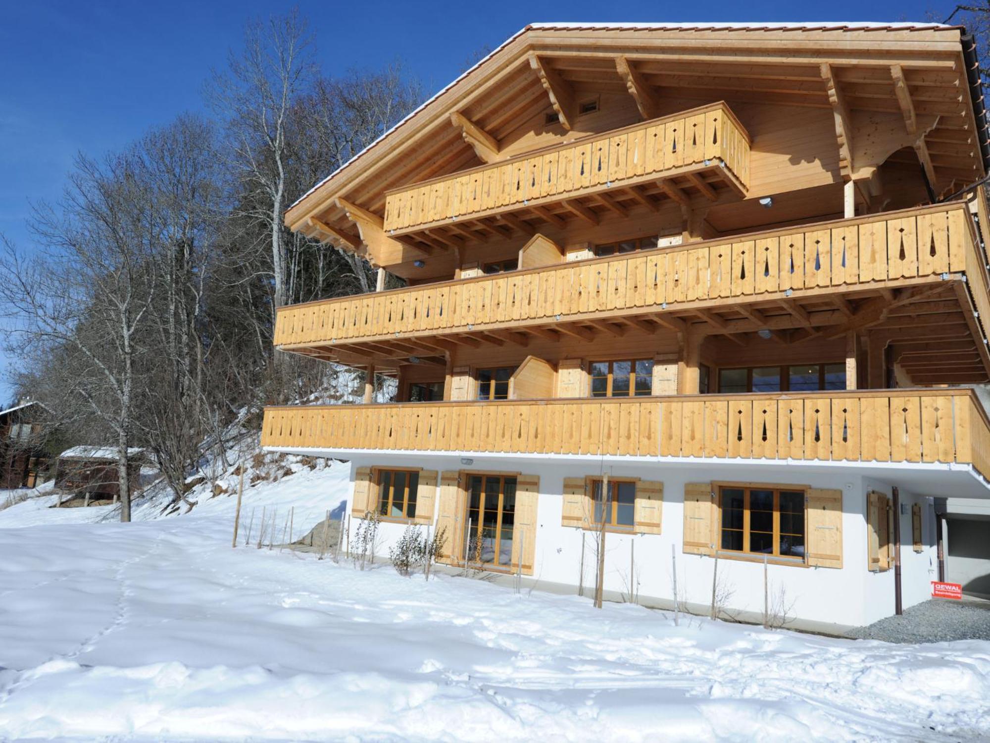 Apartment Panoramapark Soleil Haus D Apt 3 By Interhome Wengen Esterno foto